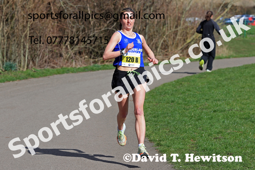 Senior Womens 2026 NECAA Royal Signals Road Relays, Hetton Lyons Country Park, Hetton le Hole. Photo: David T. Hewitson/Sports for All Pics